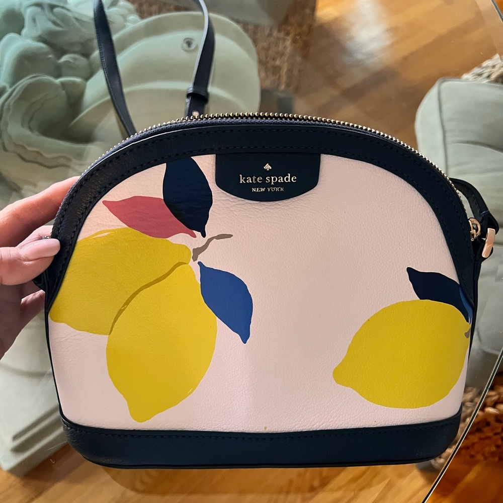 Kate Spade Sylvia Lemon Zest Dome Crossbody